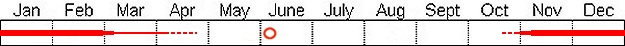 Seasonal status from Fraser Valley Birding records
